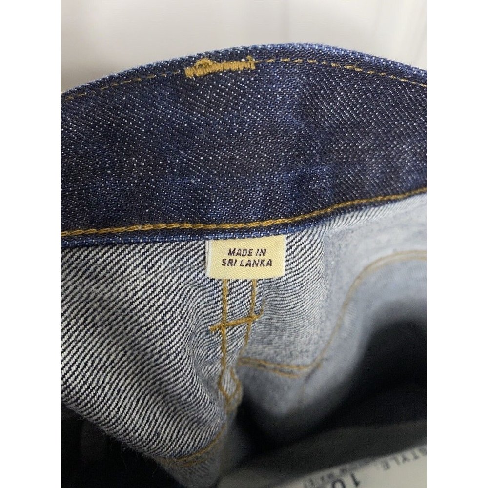 J Crew Mens 1040 Kaihara Japanese Denim Slim Straight Jeans 35x34 Measure 35x33 - Picture 7 of 10